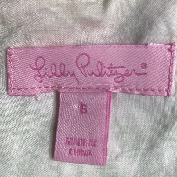 Lilly Pulitzer Multicolored Pineapple
Tropical Sleeveless Scalloped Dress Sz 6 - Picture 8 of 9